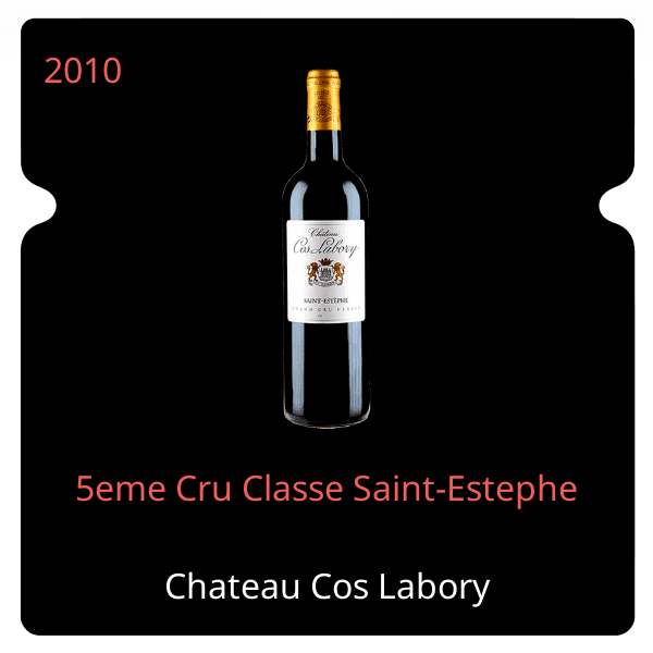 Cos Labory 5eme Cru Classe Saint-Estephe 2010