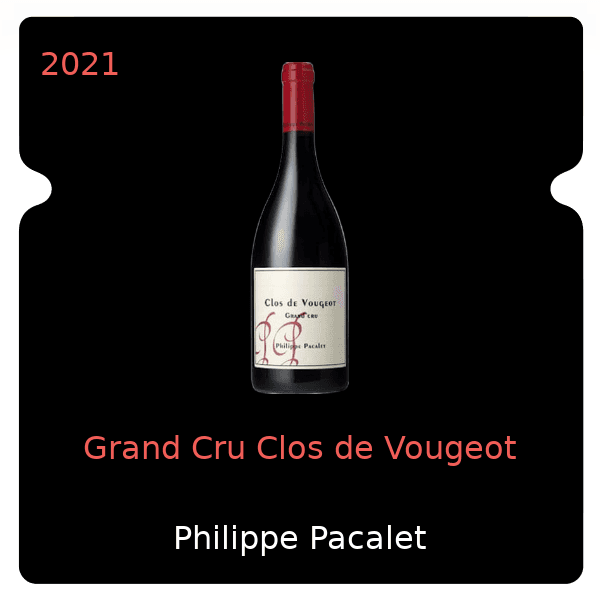Philippe Pacalet Grand Cru Clos de Vougeot 2021