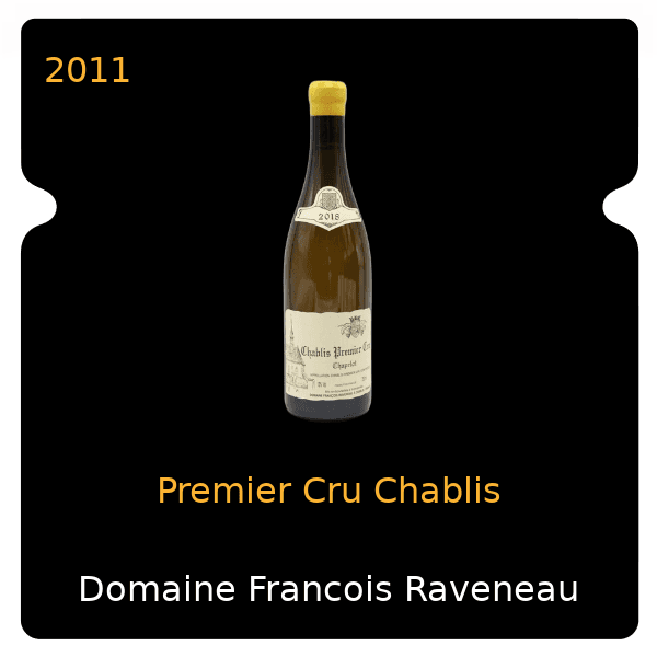 Francois Raveneau Premier Cru Chablis 2011