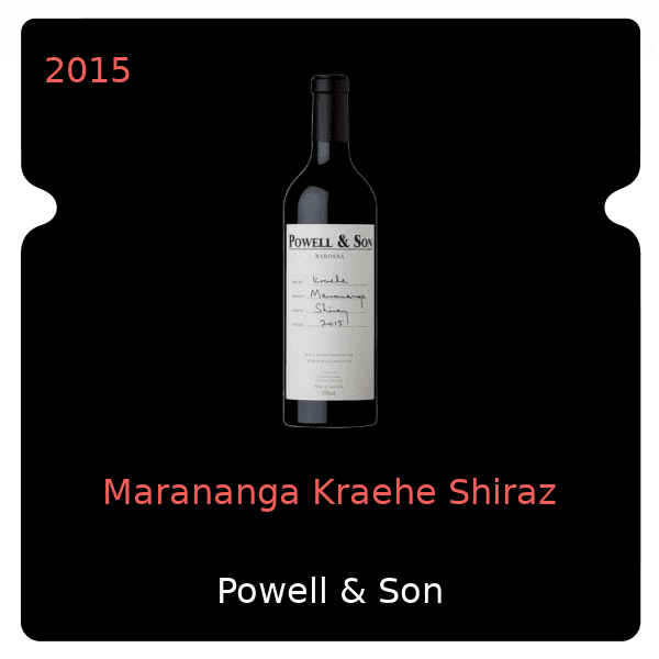 Powell & Son Marananga Kraehe Shiraz 2015