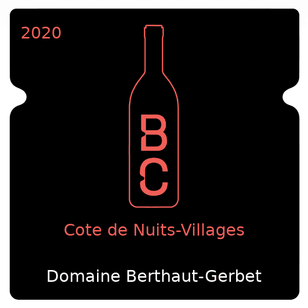Berthaut-Gerbet Cote de Nuits-Villages 2020