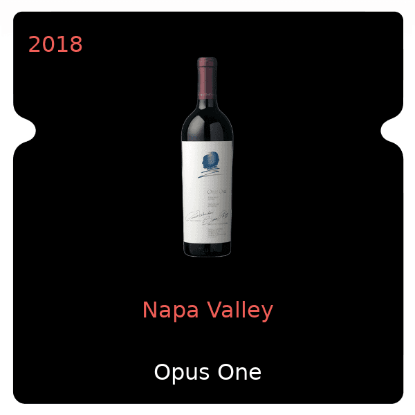 Opus One Napa Valley 2018
