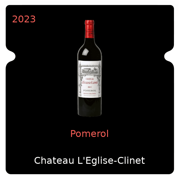 L'Eglise-Clinet Pomerol 2023