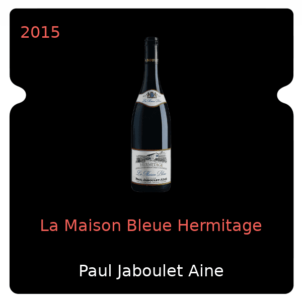 Paul Jaboulet Aine La Maison Bleue Hermitage 2015