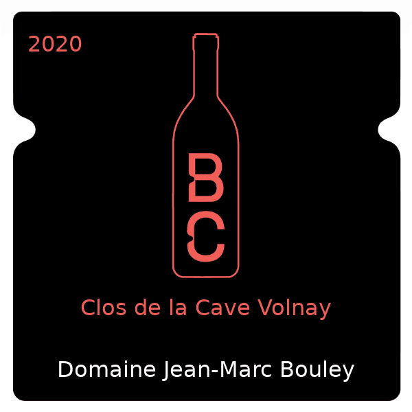 Jean-Marc Bouley Clos de la Cave Volnay 2020
