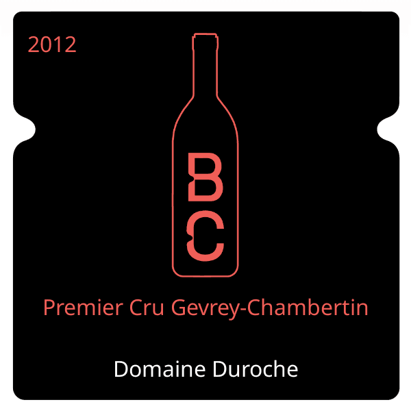 Duroche Premier Cru Gevrey-Chambertin 2012