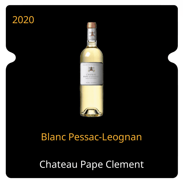 Pape Clement Blanc Pessac-Leognan 2020