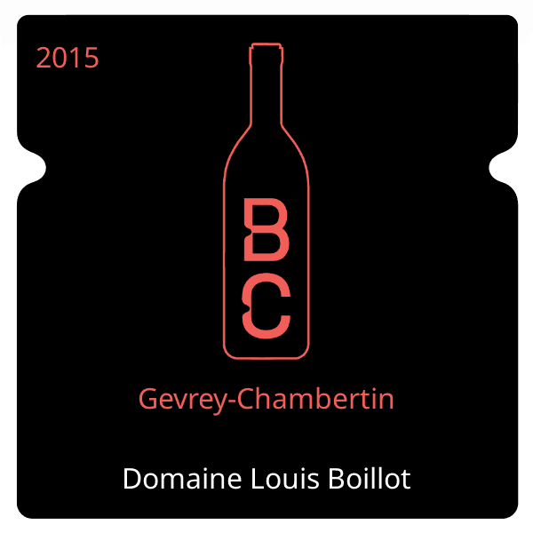 J. M. Boillot Gevrey-Chambertin 2015