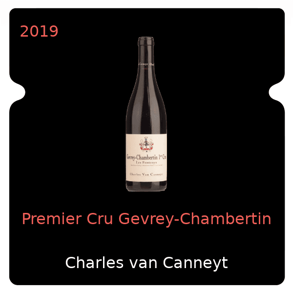 Charles van Canneyt Premier Cru Gevrey-Chambertin 2019