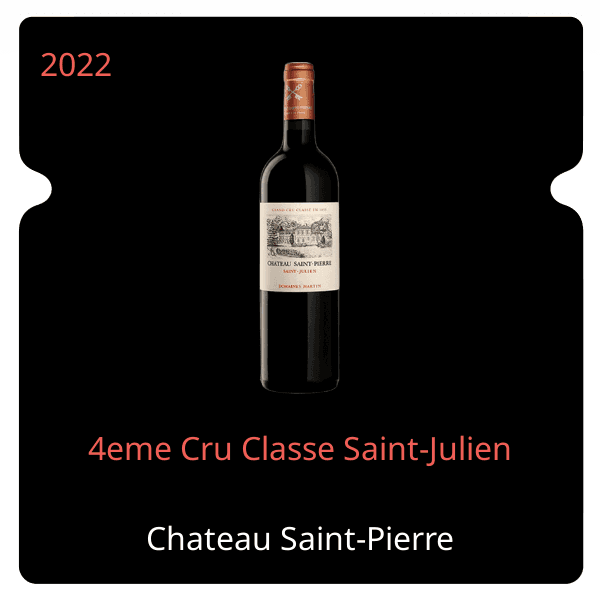 Saint-Pierre 4eme Cru Classe Saint-Julien 2022