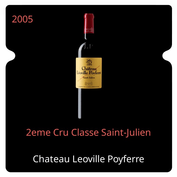 Leoville Poyferre 2eme Cru Classe Saint-Julien 2005