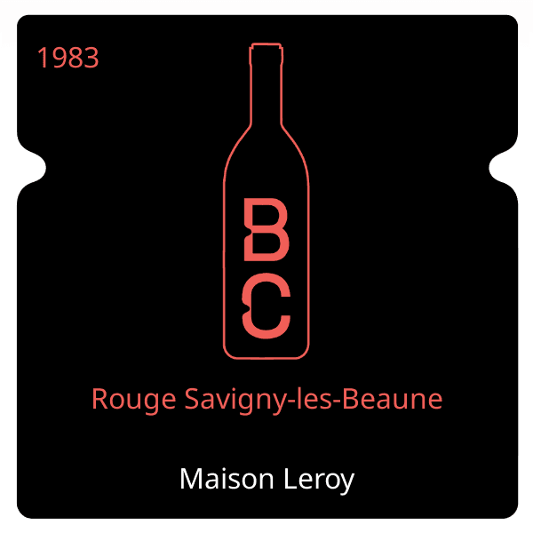 Leroy Rouge Savigny-les-Beaune 1983