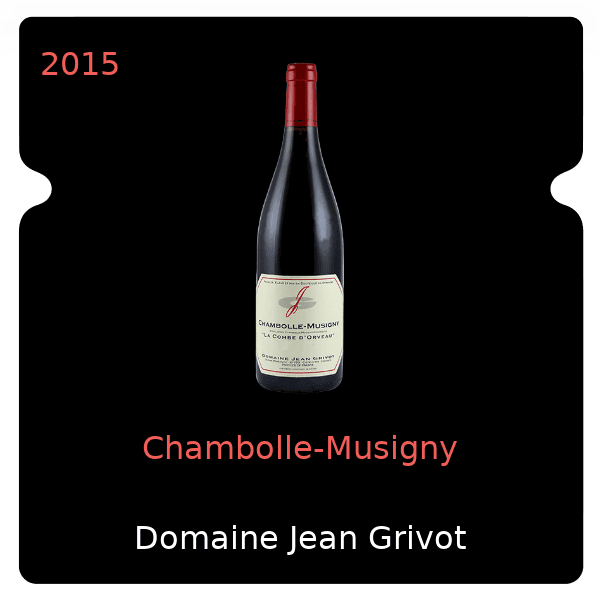 Jean Grivot Chambolle-Musigny 2015