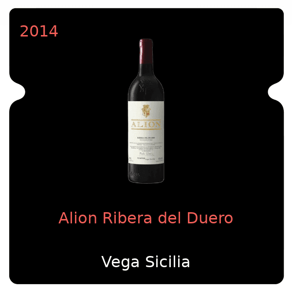 Vega Sicilia Alion Ribera del Duero 2014