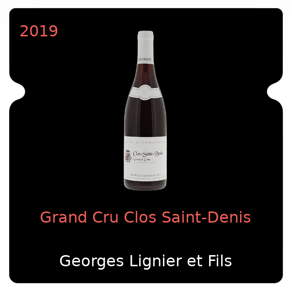 Georges Lignier et Fils Grand Cru Clos Saint-Denis 2019