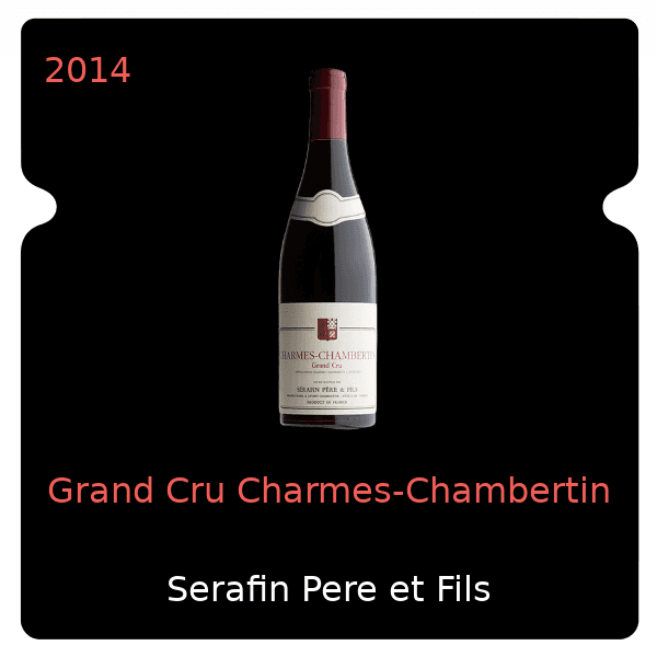 Serafin Pere et Fils Grand Cru Charmes-Chambertin 2014