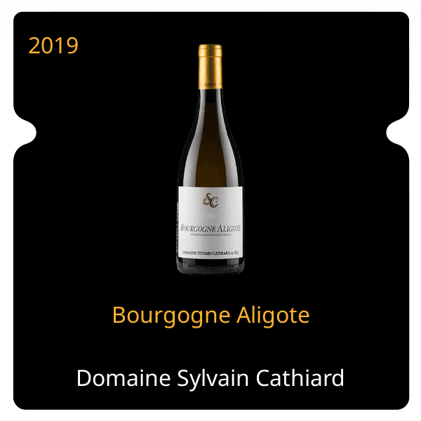 Sylvain Cathiard Bourgogne Aligote 2019