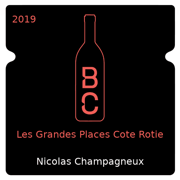 Nicolas Jay Les Grandes Places Cote Rotie 2019