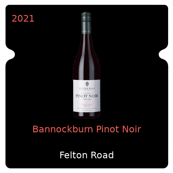 Felton Road Bannockburn Pinot Noir 2021