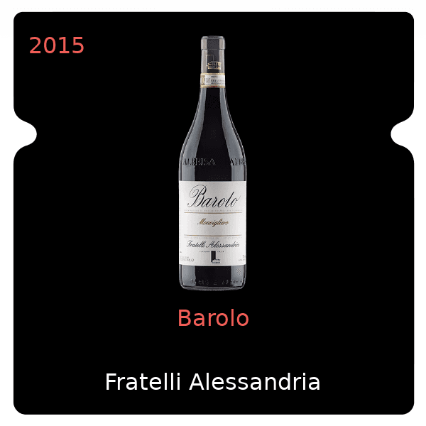 Fratelli Alessandria Barolo 2015