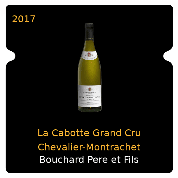 Bouchard Pere et Fils La Cabotte Grand Cru Chevalier-Montrachet 2017