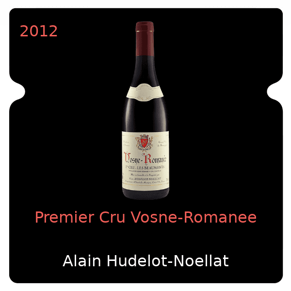 Alain Hudelot-Noellat Premier Cru Vosne-Romanee 2012