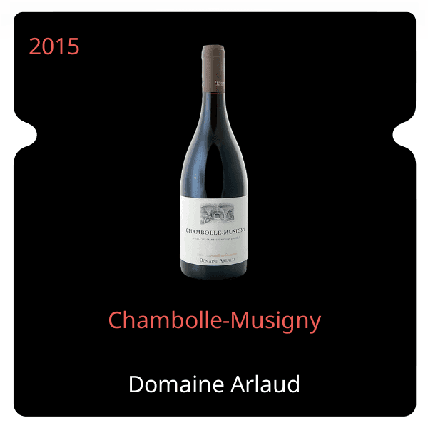 Arlaud Chambolle-Musigny 2015