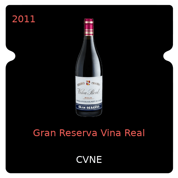 CVNE Gran Reserva Vina Real 2011