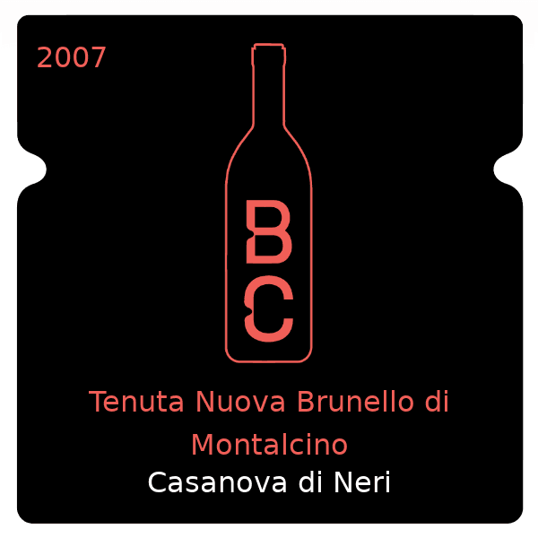 Casanova di Neri Tenuta Nuova Brunello di Montalcino 2007
