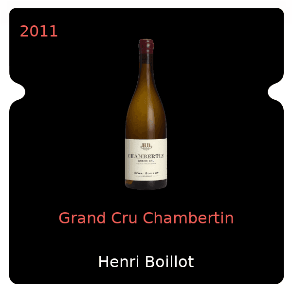 Henri Boillot Grand Cru Chambertin 2011