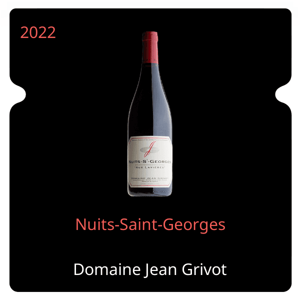 Jean Grivot Nuits-Saint-Georges 2022