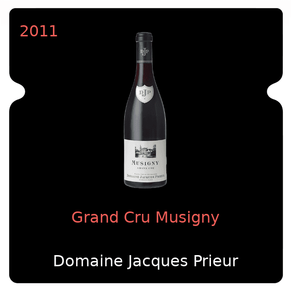 Jacques Prieur Grand Cru Musigny 2011