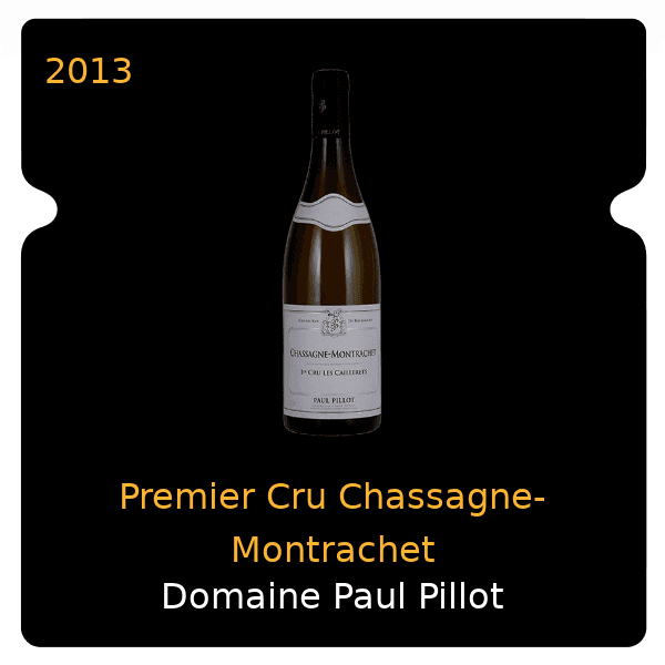 Paul Pillot Premier Cru Chassagne-Montrachet 2013