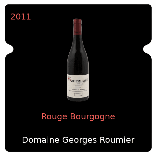 Georges Roumier Rouge Bourgogne 2011