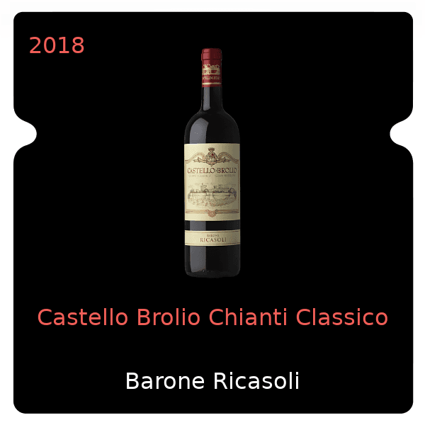 Ricasoli Castello Brolio Chianti Classico 2018