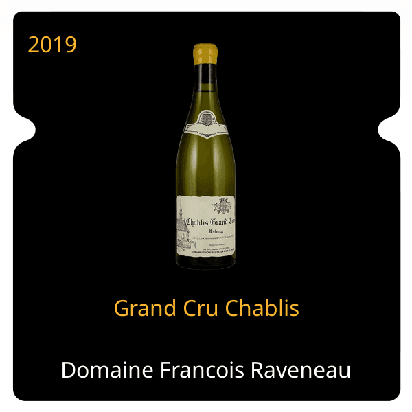 Francois Raveneau Grand Cru Chablis 2019