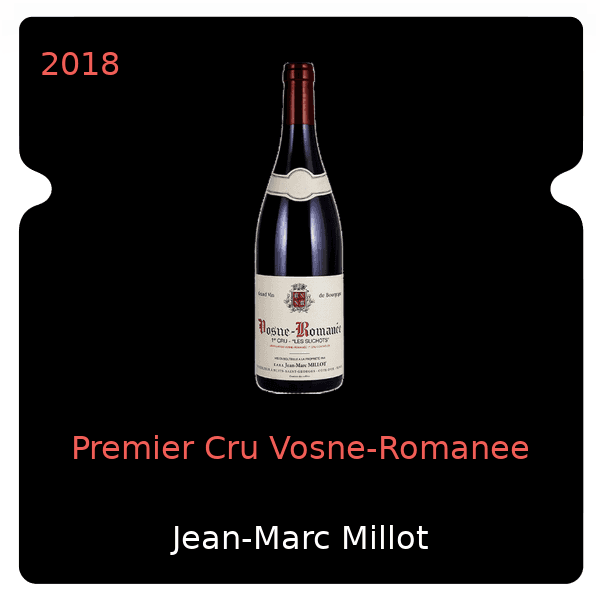 Jean-Marc Millot Premier Cru Vosne-Romanee 2018