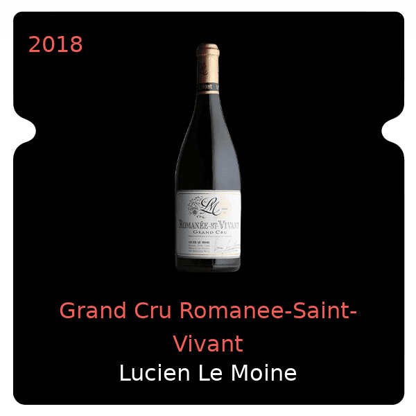 Lucien Le Moine Grand Cru Romanee-Saint-Vivant 2018