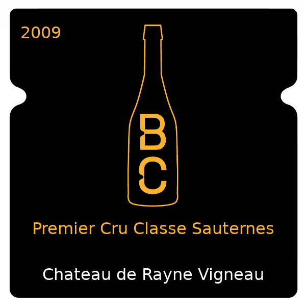Vieux Chateau Certan Premier Cru Classe Sauternes 2009