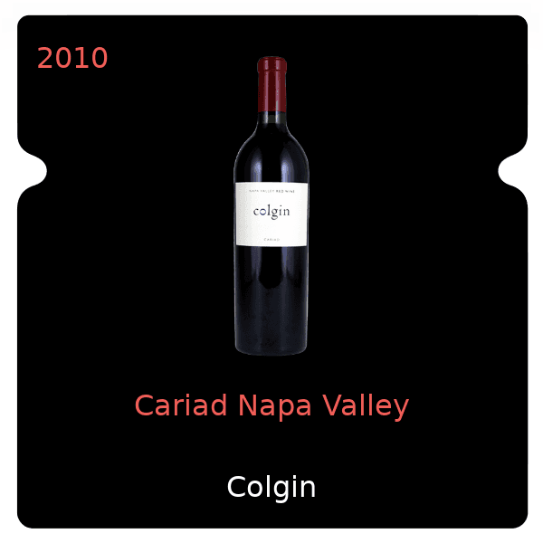 Colgin Cellars Cariad Napa Valley 2010