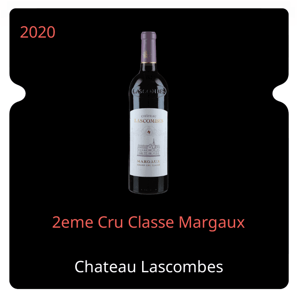 Lascombes 2eme Cru Classe Margaux 2020