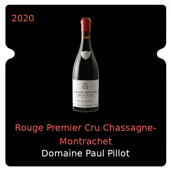 Paul Pillot Rouge Premier Cru Chassagne-Montrachet 2020