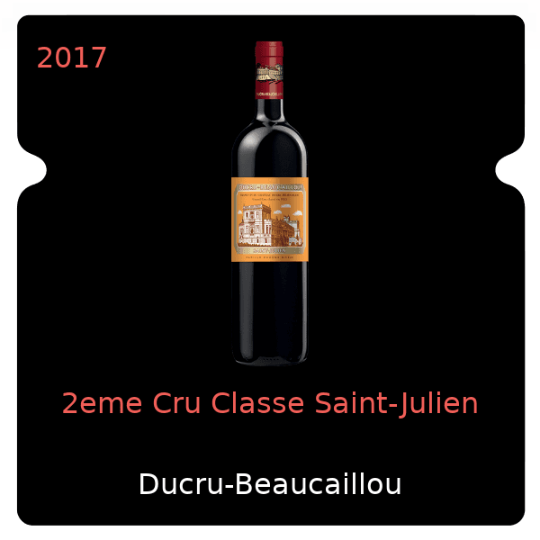 Ducru-Beaucaillou 2eme Cru Classe Saint-Julien 2017