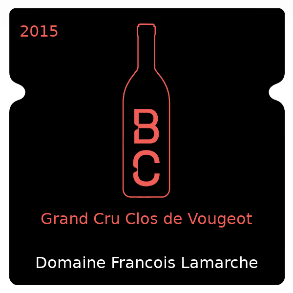 Nicole Lamarche Grand Cru Clos de Vougeot 2015