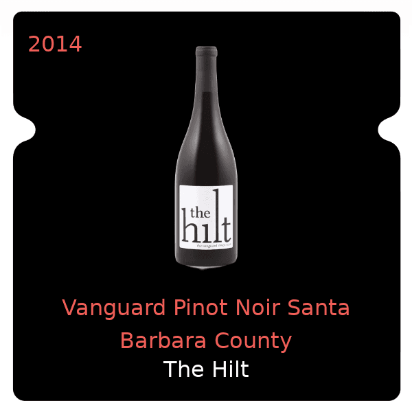 Hilt Vanguard Pinot Noir Santa Barbara County 2014