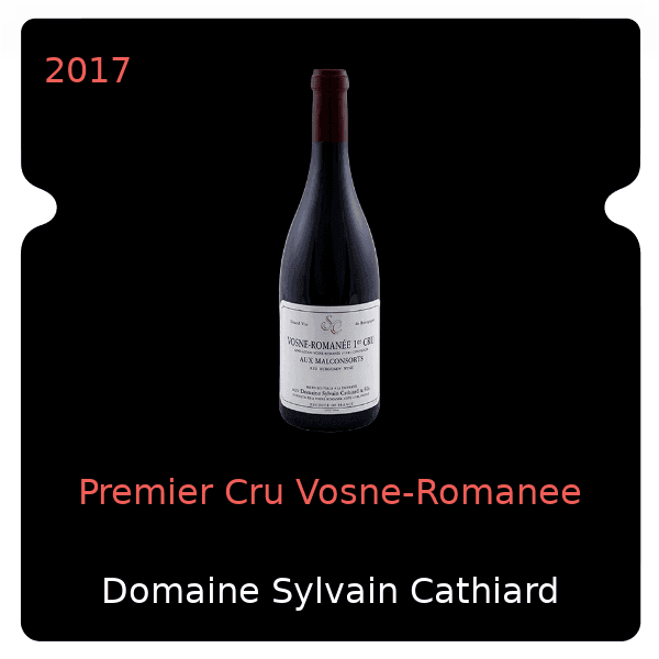 Sylvain Cathiard Premier Cru Vosne-Romanee 2017