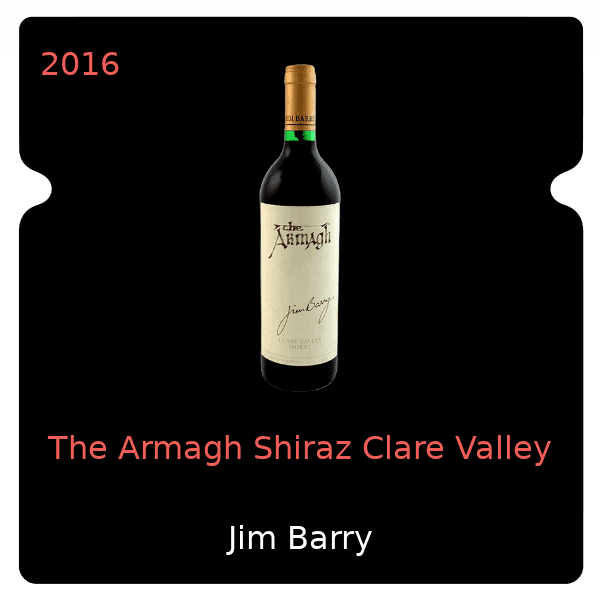 Jim Barry The Armagh Shiraz Clare Valley 2016