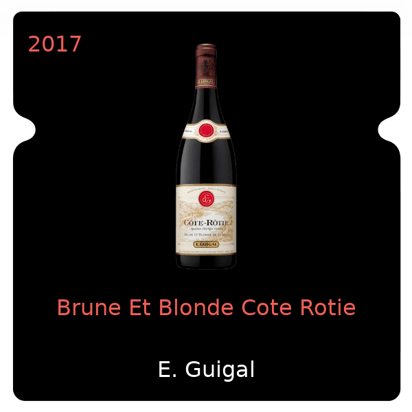 E. Guigal Brune Et Blonde Cote Rotie 2017