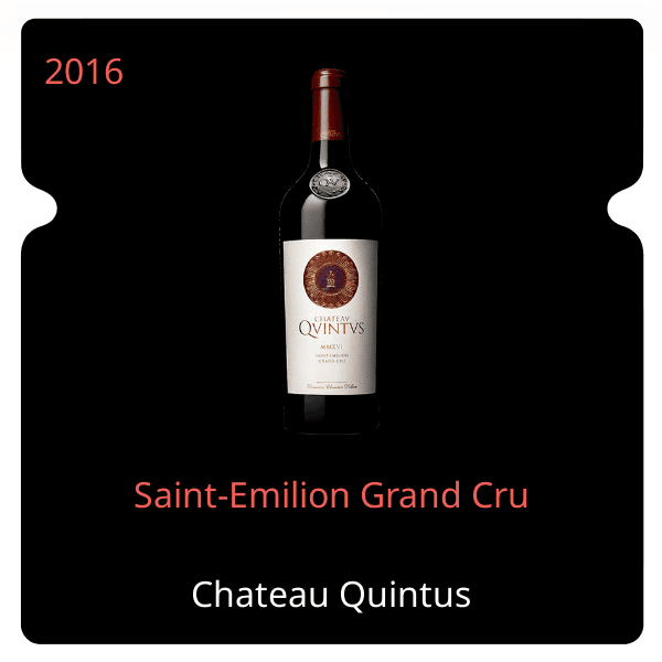 Quintus Saint-Emilion Grand Cru 2016
