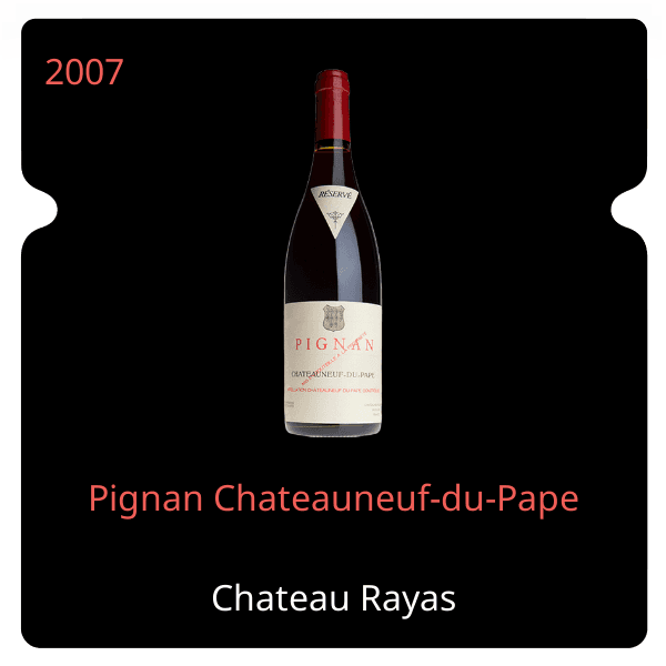 Rayas Pignan Chateauneuf-du-Pape 2007